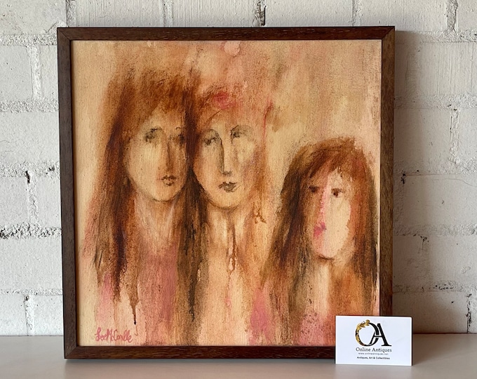 Superb Original Painting Titled ‘Three Graces’ by the Suffolk Artist Lee McConville.