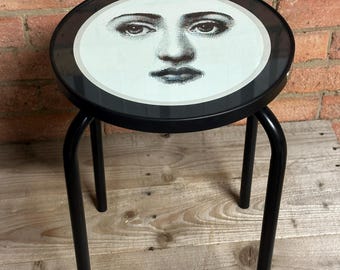 Fornasetti for Cole & Son Face Side Table / Occasional Table Iconic Design