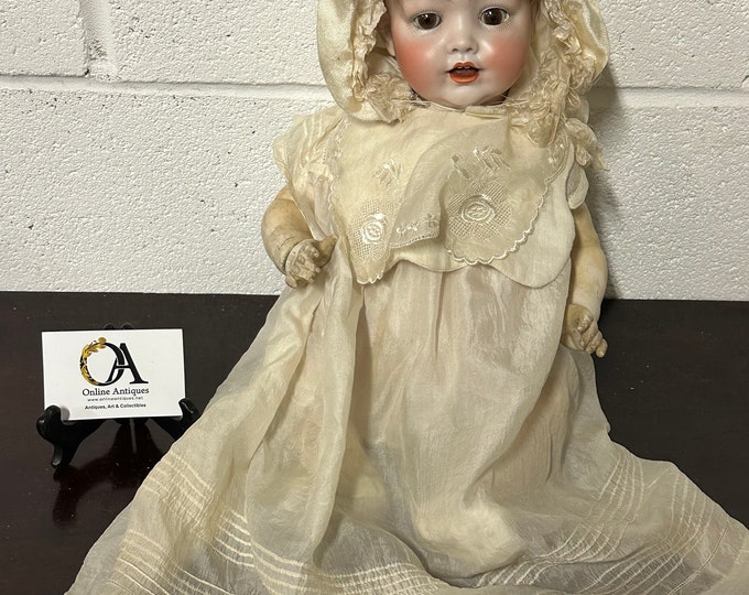 Antique circa 1915 German Konig & Wernicke Doll 99/10 With Sleeping Eyes