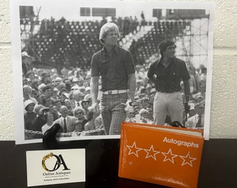 Fantastic Rare Autograph Album 1976 Birkdale Golf Open To Incl. two by the late, great Seve Ballesteros