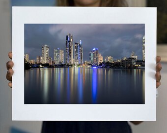 Matted Print | Gold Coast | 10.5"x8" print; 14"x11" white mount