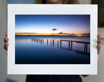 Matted Print | Old Cleveland Jetty 2