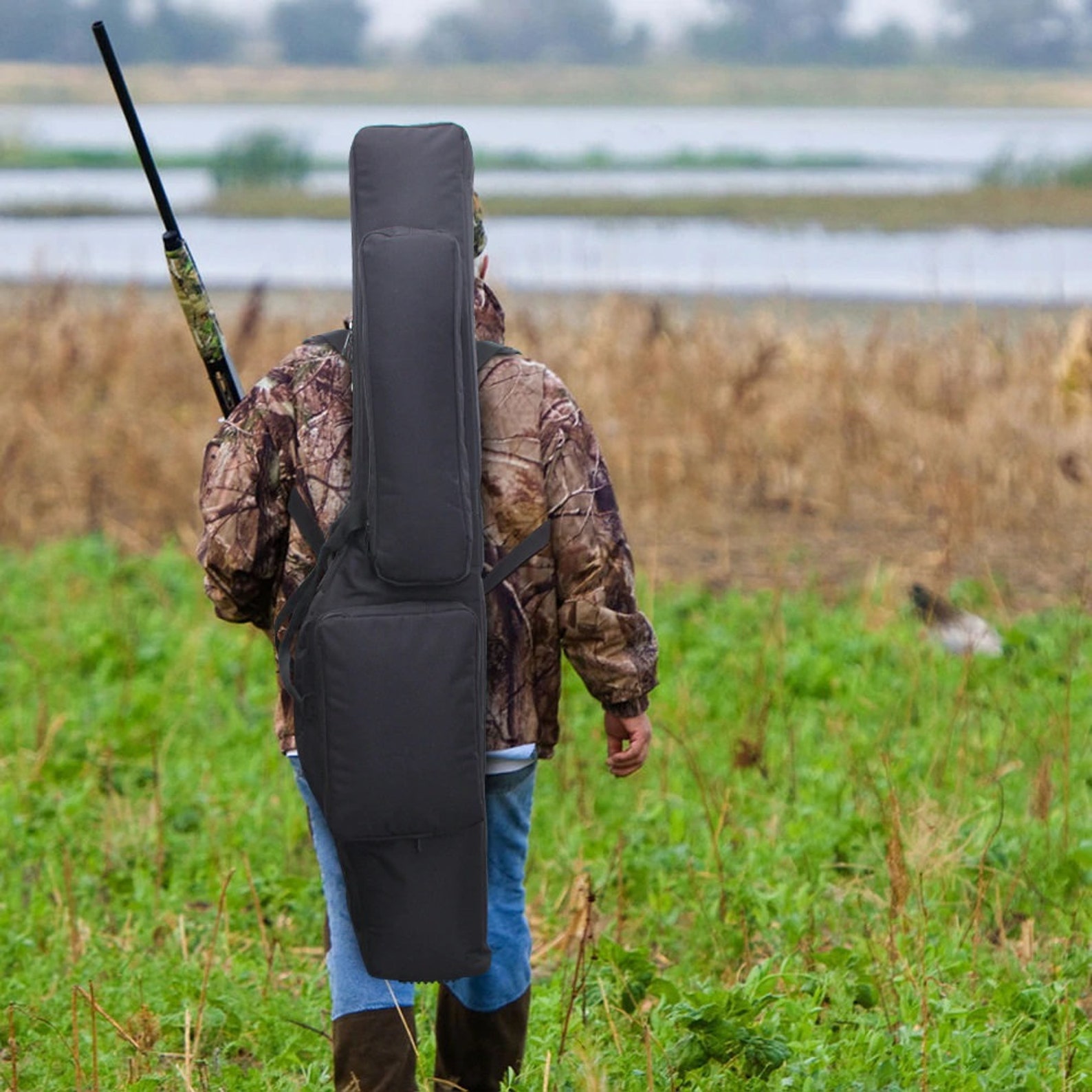 Tactical Dual Rifle Bag Backpack Gun Carry Bag Double Gun Case Etsy