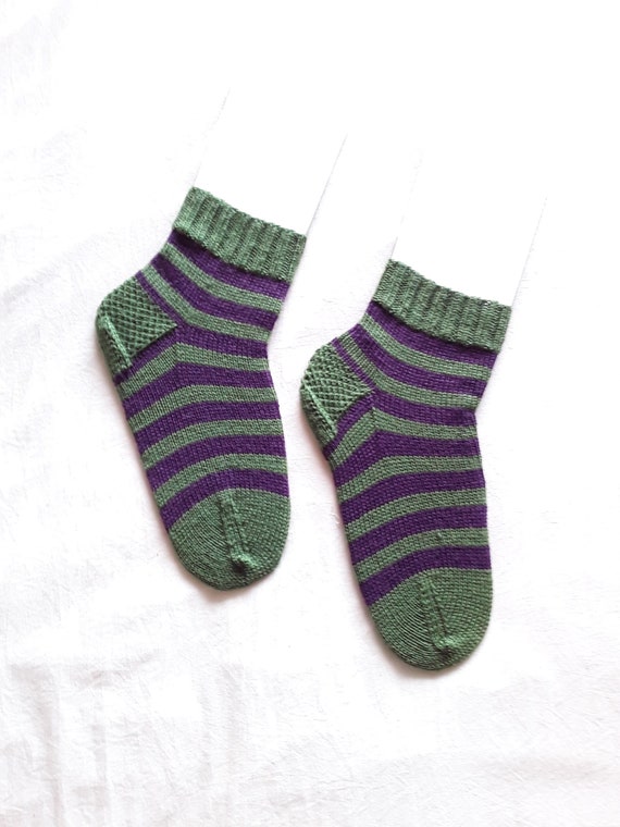 Meias unissex tricotadas à mão – calçados femininos dos EUA