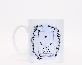 Pastel Bear - Hand Painted Mug