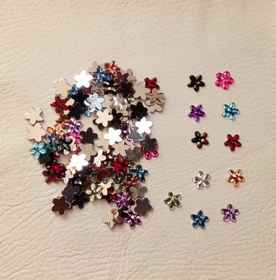 100 Pearl Hearts Purple Embellishments 10mm Scrapbooking Card Making Supplies