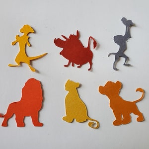 Lion King Confetti - Set of 120 - Table Decor - Party Decor