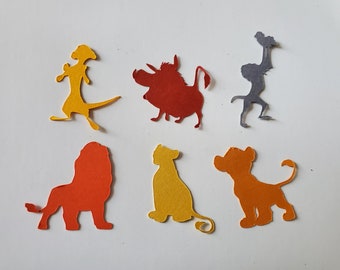 Lion King Confetti - Set of 120 - Table Decor - Party Decor
