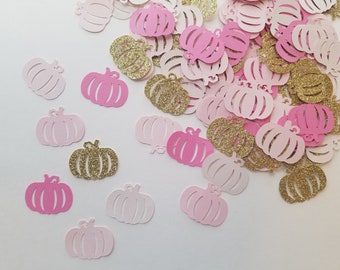 Little Pumpkin Confetti - Set of 100 - Little Pumpkin Party - Party Decor