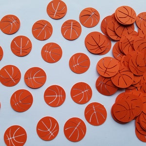 Basketball Confetti -  Set of 100 - Table Scatter