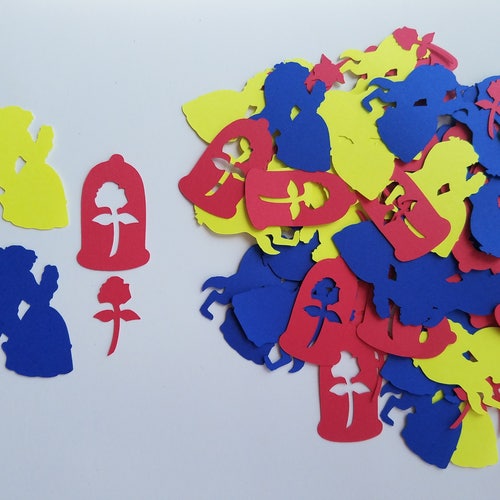 Beauty and the Beast Party Flatware Rose Themed Party Etsy