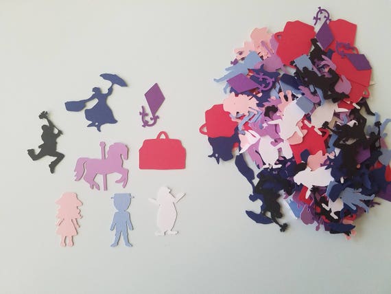Mary Poppins Confetti Set Of 160 Mary Poppins Party