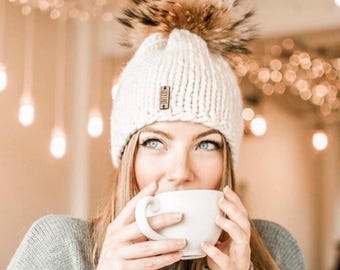 Quick Knit Hat Pattern: Beginner Super Bulky, Kids & Adult Sizes (PDF Pattern)