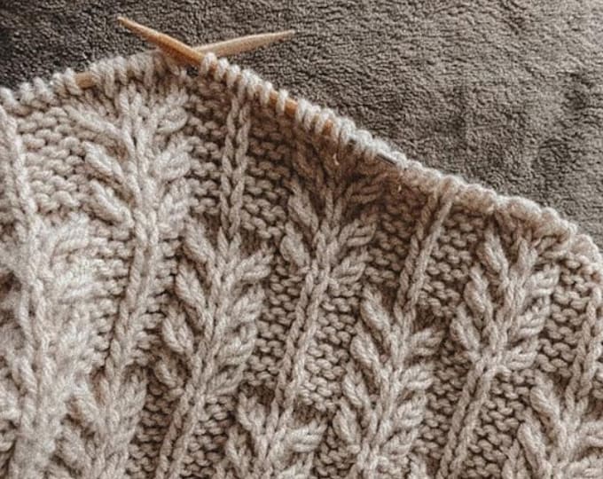 The Brae Winds Blanket Knitting Pattern