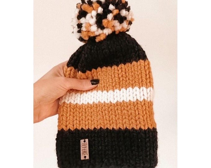 Team Spirit Hat Knitting Pattern