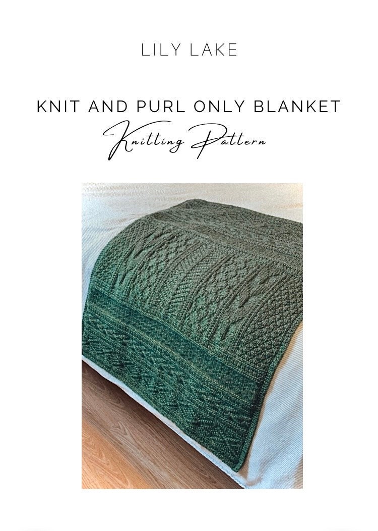 Knit purl blanket hotsell