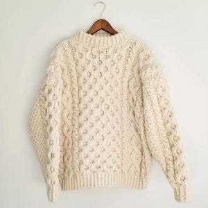 Pattern / Knitting Pattern / Sweater Knitting Pattern / Pullover Knitting Pattern / Chunky Knitting Pattern Sweater / Cable Knit Pattern
