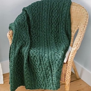 Pattern / Knitting Pattern / Blanket Knitting Pattern / Baby Blanket Knitting Pattern / Cable Knit Blanket Pattern / Gift for Baby Pattern