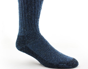 Heavy Duty Alpaca Hiking Socks: Crew Length, Moisture-Wicking