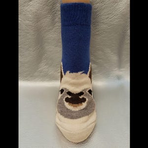 Alpaka-Socken, süße und bequeme hypoallergene Schuhe für das ganze Jahr, ideales Geschenk für Tierliebhaber, Geburtstage, Feiertage