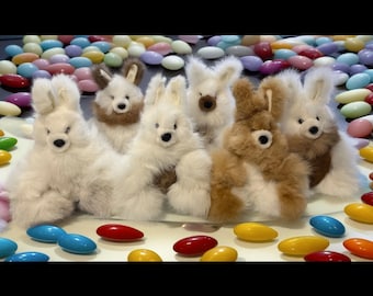 Handmade Alpaca Bunny Doll: Oh-So-Soft Plush Toy, 8 Inch