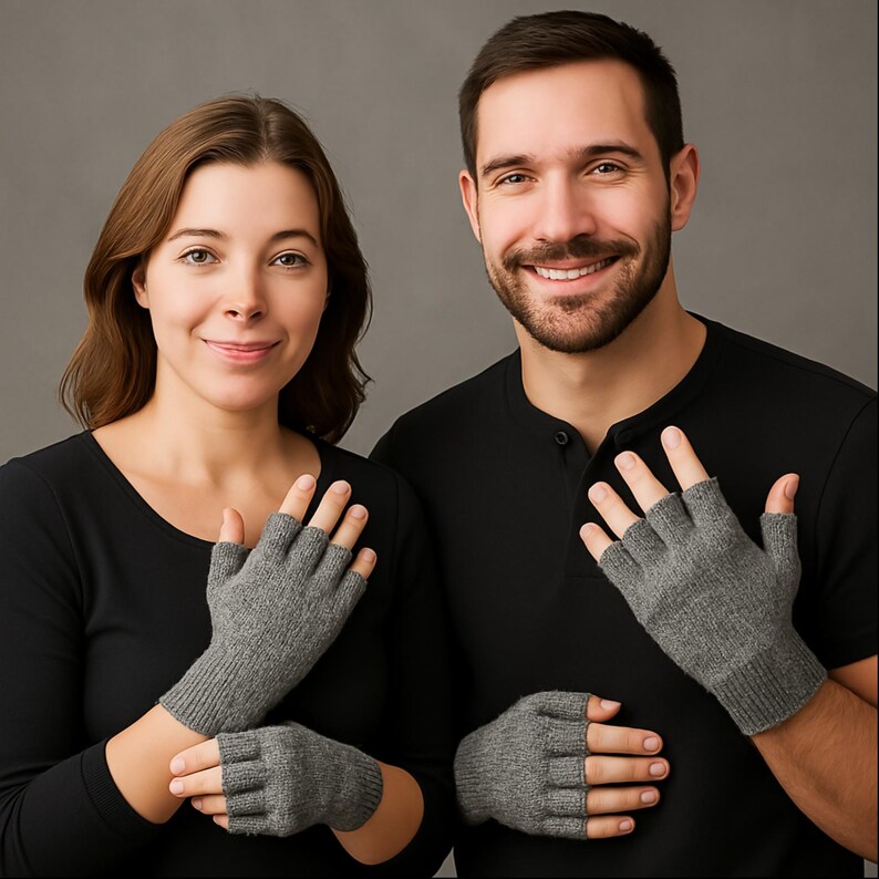 Guanti Senza Dita Uomo Invernali