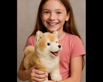 Handmade Alpaca Welsh Corgi Plush: Unique Collector's Puppy Doll