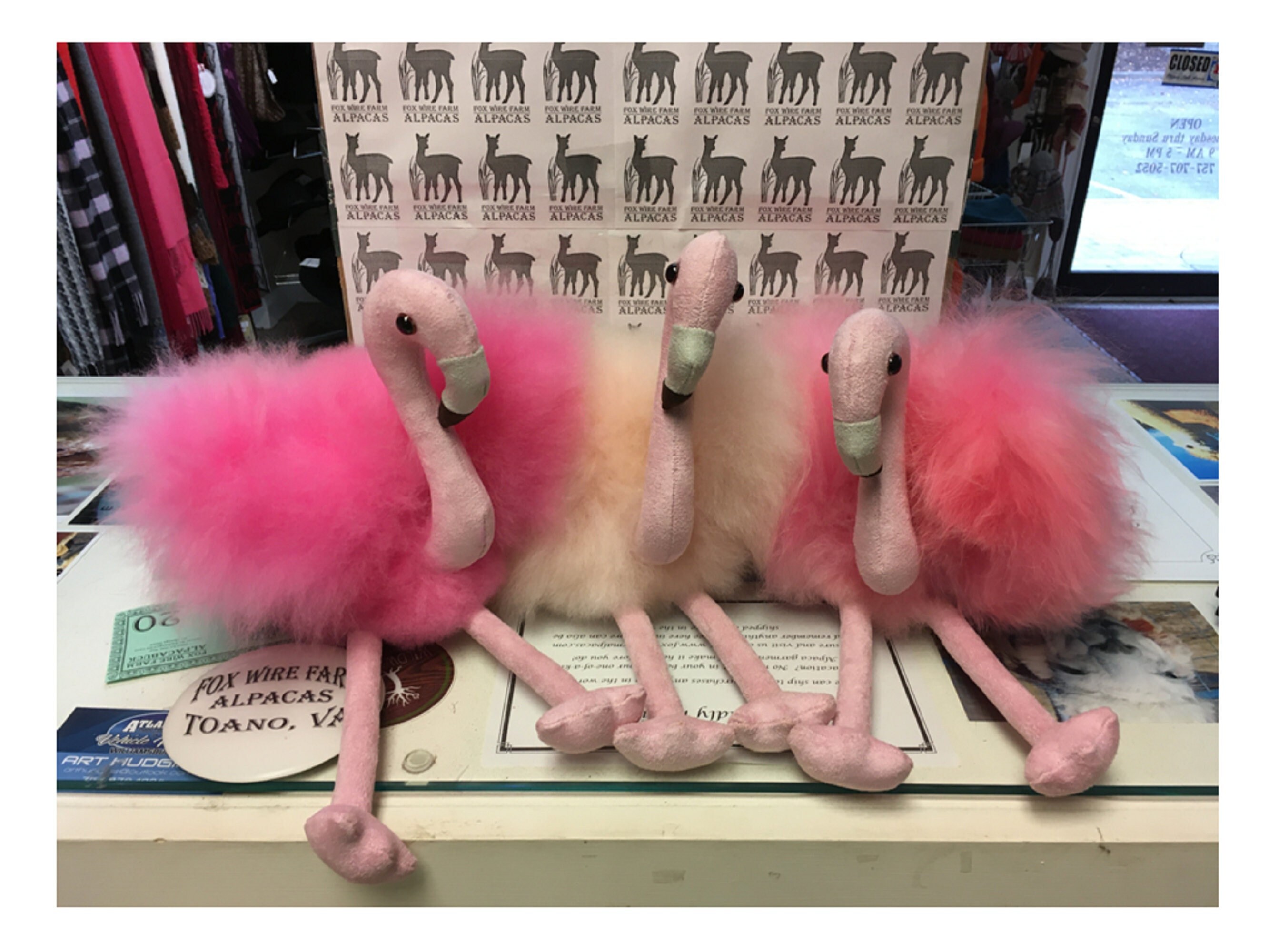 flamingo stuffed