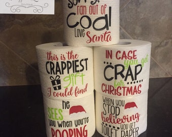 gag gift toilet paper christmas toilet paper gag gift for men gag gift for women funny gag gift bathroom decor - Funny Gag Gifts For Christmas gag gift toilet paper christmas toilet paper gag gift for men gag gift for women funny gag gift bathroom decor - Funny Gag Gifts For Christmas