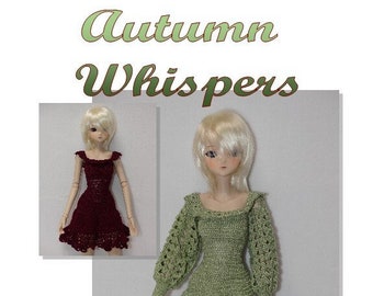 Autumn Whispers Dress PDF Crochet Pattern for Smart Doll Girls Instant Download! ADVANCED Skill Level