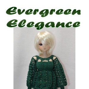 Evergreen Elegance Top PDF Crochet Pattern for Smart Doll Girls Instant Download! INTERMEDIATE Skill Level