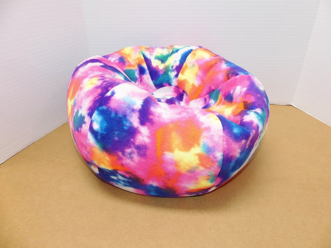 Neon Splotches Tie-Dye Fleece Bean Bag Made for Smart Dolls | Etsy