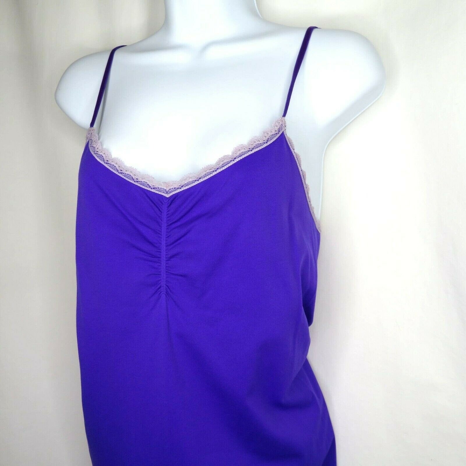 Vintage 90s Victoria's Secret Stretch Nylon Cami Tank Top L
