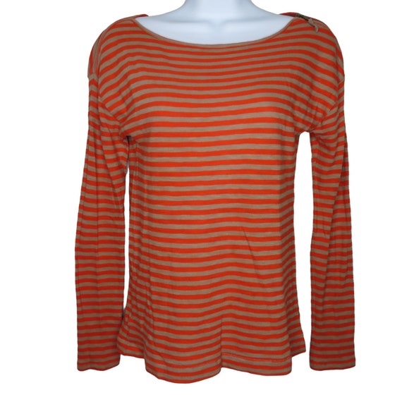 Vintage 90s Ann Taylor Marinere Striped Pullover … - image 6