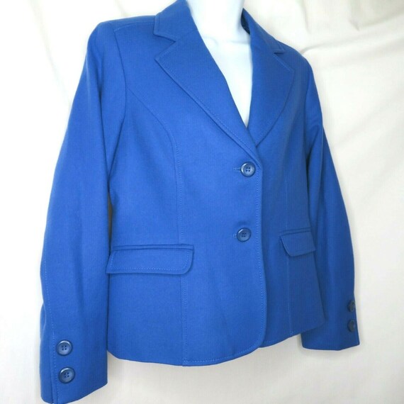 Vintage Pendleton Wool Suit Blazer Small Blue Poc… - image 5