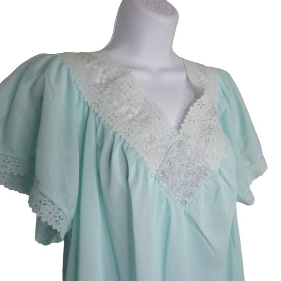 Vintage Kelly Reed Nylon Nightgown Housedress L B… - image 6