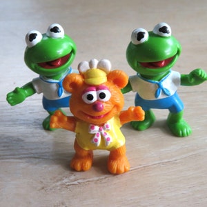 Vintage 80s Muppets Miniature Figurines Jim Henson Sesame Street McDonald Happy Meal