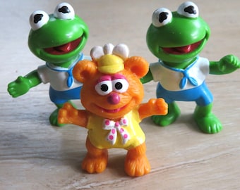 Vintage 80s Muppets Miniature Figurines Jim Henson Sesame Street McDonald Happy Meal
