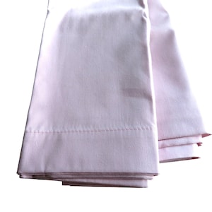 New Springs Pink Pillowcases Standard Size Pair of 2 Made In USA