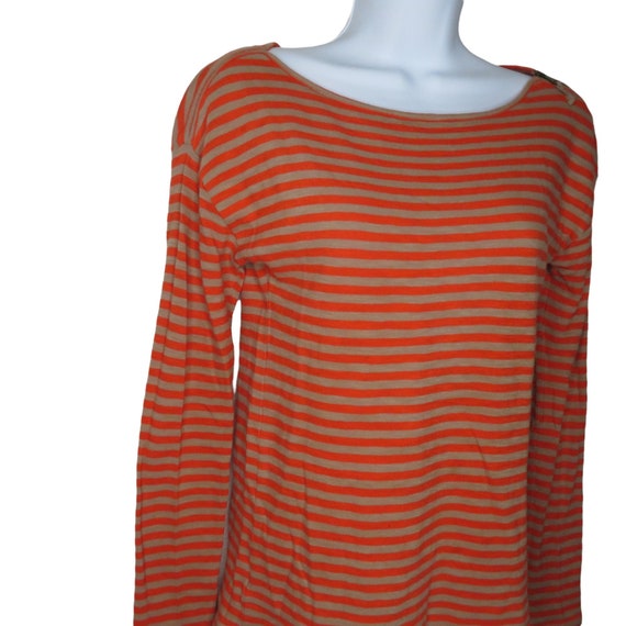 Vintage 90s Ann Taylor Marinere Striped Pullover … - image 5