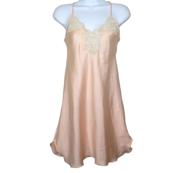 Vintage Victoria's Secret Satin Slip Nightgown S … - image 10