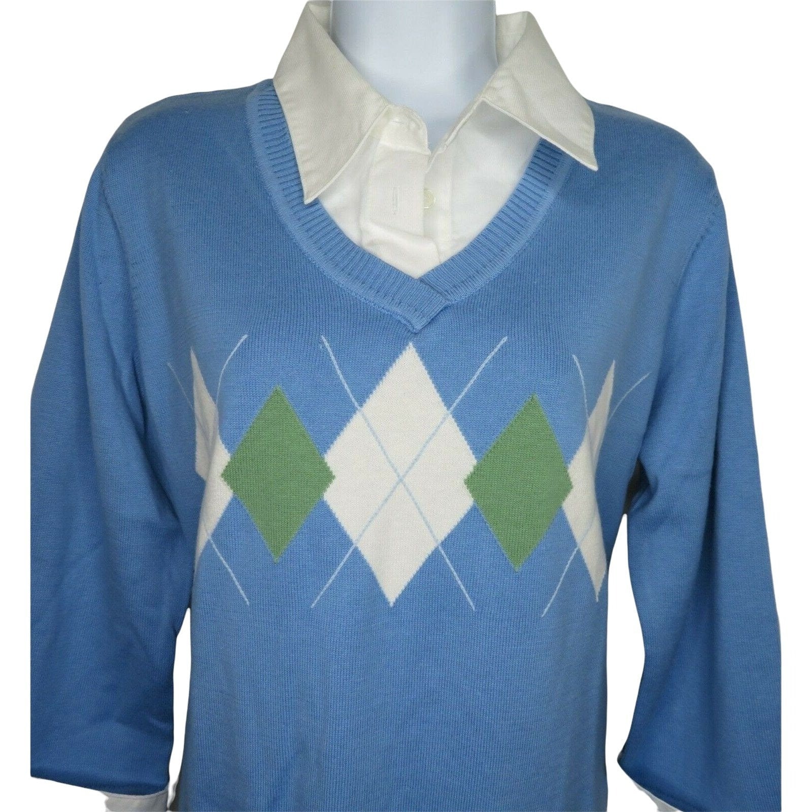 Vintage 60s Van Heusen Attached Sweater 