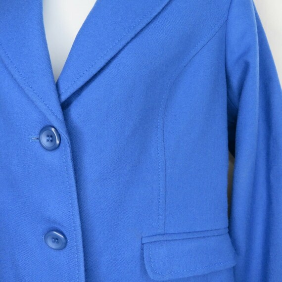 Vintage Pendleton Wool Suit Blazer Small Blue Poc… - image 9