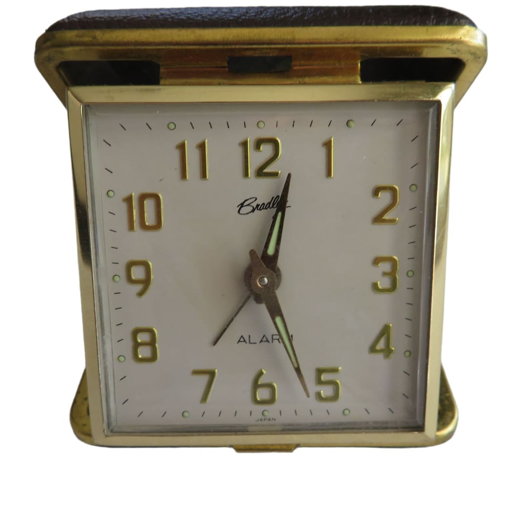 レア　ヴィンテージトラベルクロック置時計　ミッドセンチュリー レア ヴィンテージトラベルクロック置時計 ミッドセンチュリー