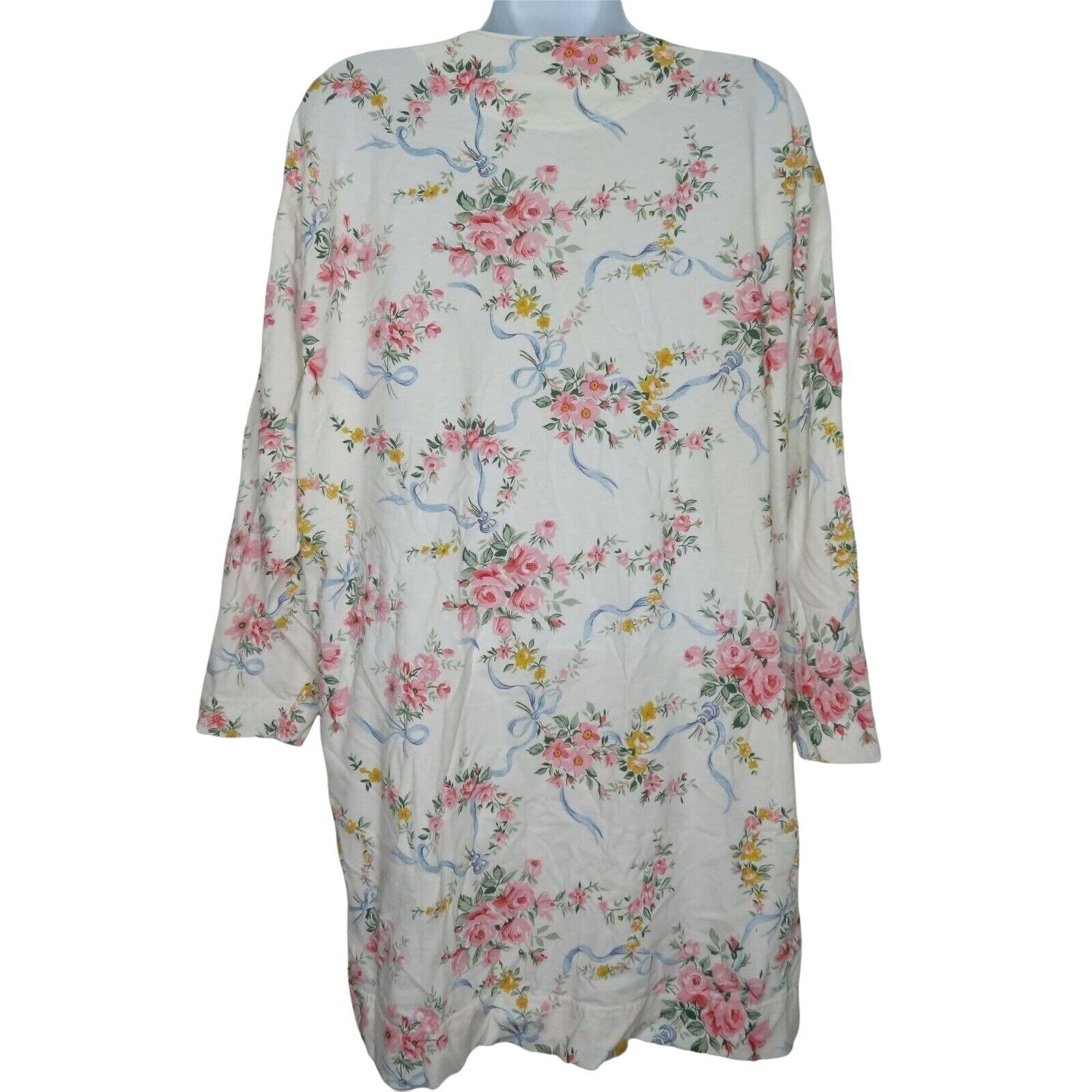 Vintage Sarah Spencer Nightgown M Multicolor Floral Cotton - Etsy