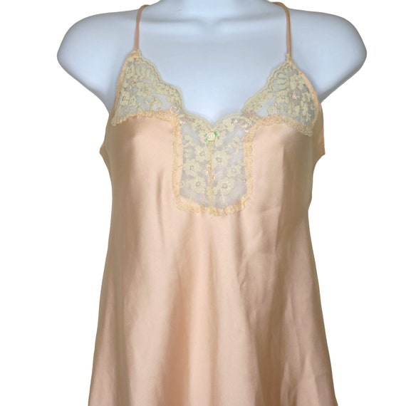 Vintage Victoria's Secret Satin Slip Nightgown S … - image 4