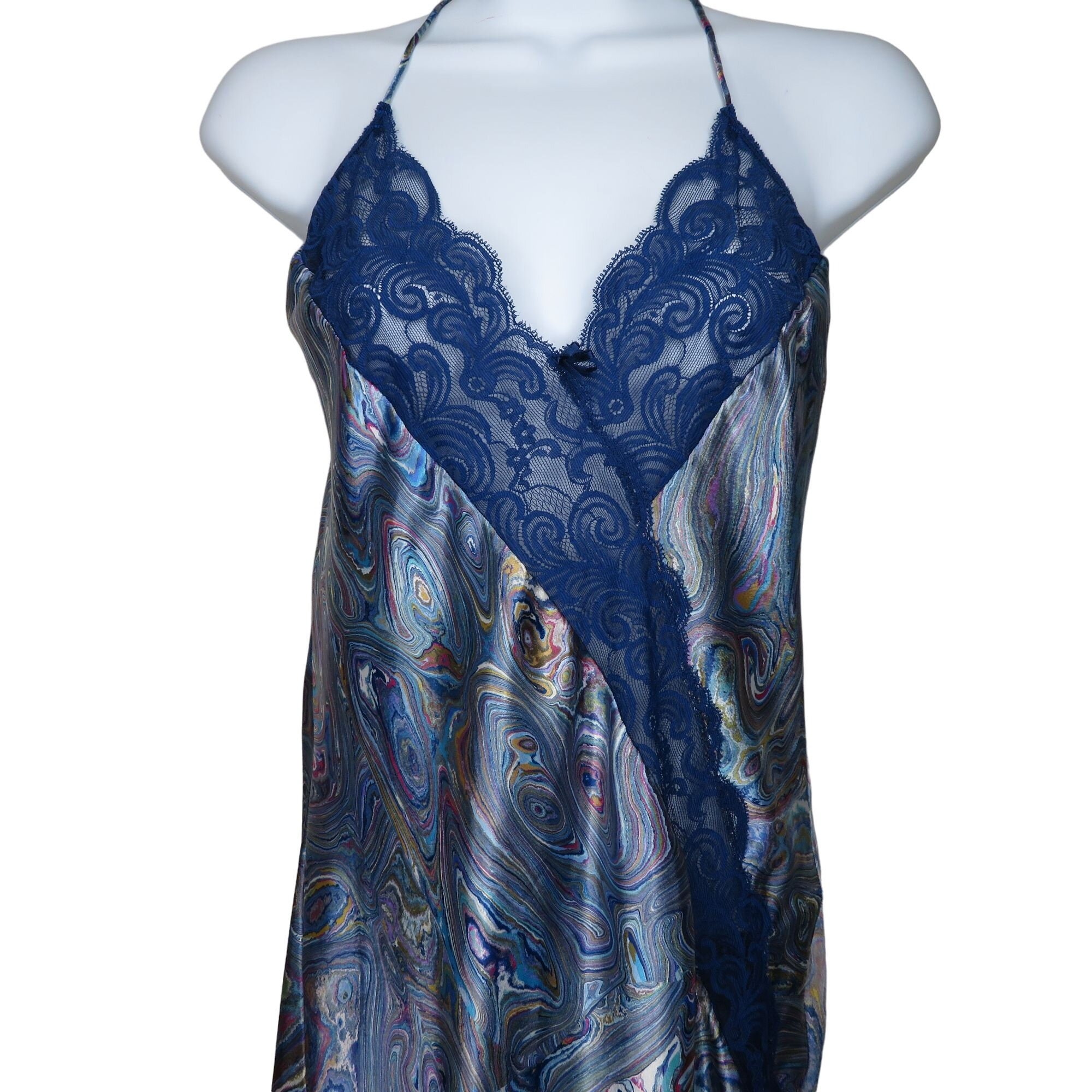 chinese dress ladies Flowery Night Gown– Teuta Matoshi main image 1