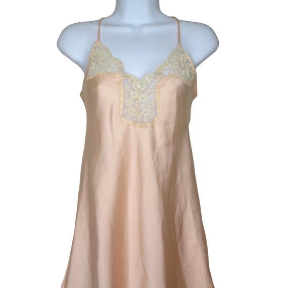 Vintage Victoria's Secret Satin Slip Nightgown S … - image 2