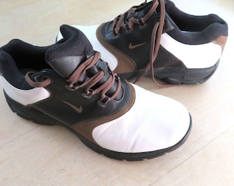 Zapatos de golf Nike Oxford vintage para hombre, talla 11.5, caña baja de cuero