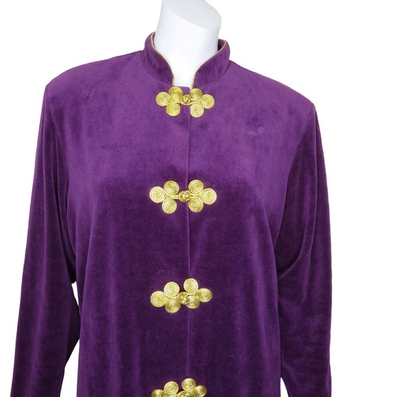 Vintage 80s Ruth Norman for Neiman Marcus Velour … - image 3